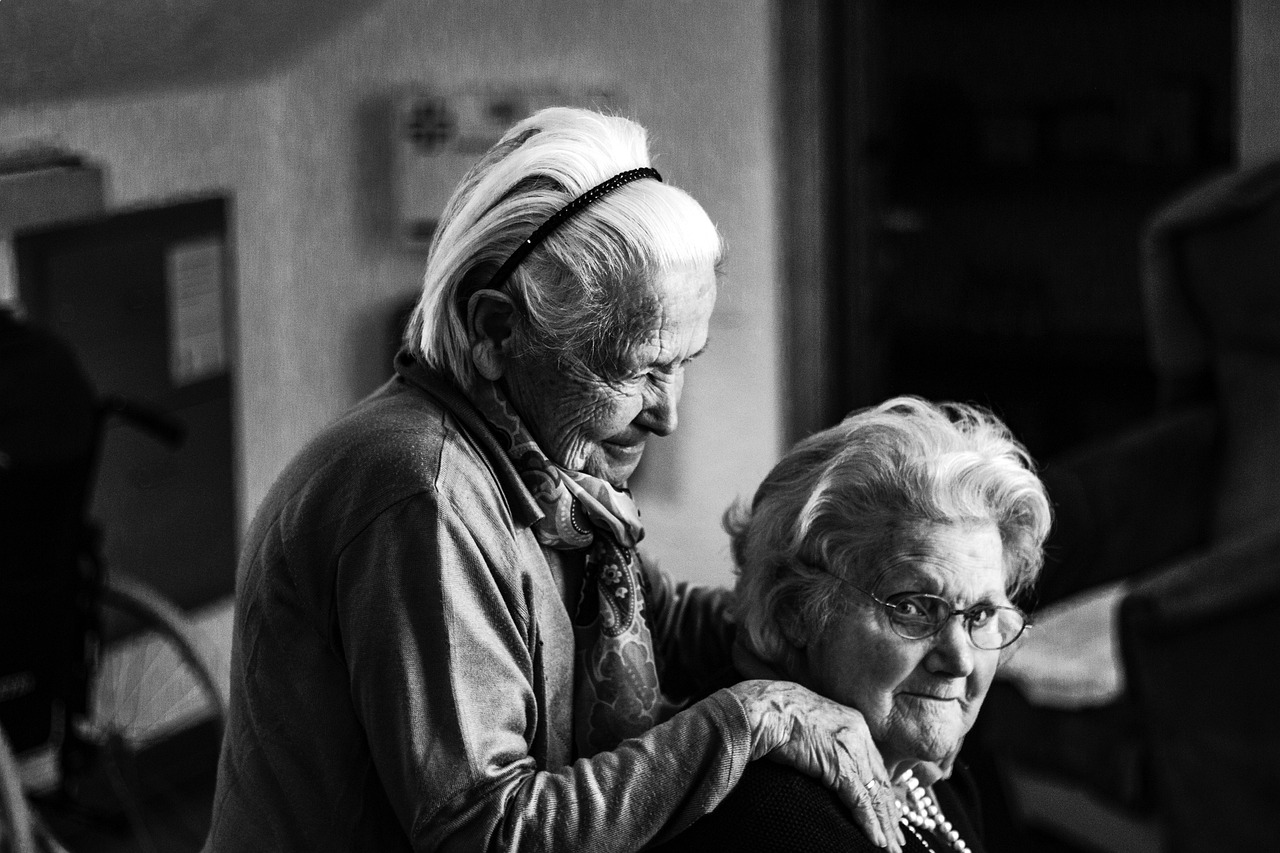 Image of women, woman, seniors, senior women, maintenance, human, granny, old, folds, character, retirement home, care, senior, portrait, black-and-white, seniors, seniors, seniors, seniors, seniors, granny, granny, retirement home, retirement home, retirement home, retirement home, senior, senior
